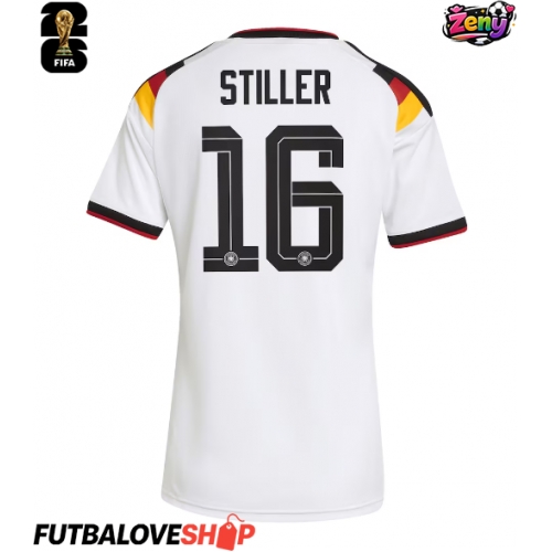 Dres Nemecko Angelo Stiller #16 Domáci pre Ženy MS 2026 Krátky Rukáv
